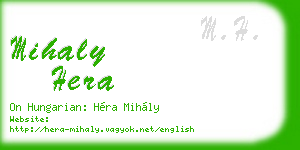 mihaly hera business card
